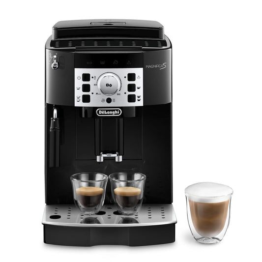 De'Longhi Magnifica S, Automatische Koffiezetapparaat van Bonen tot Kopje Koffie, Espresso en Cappuccino Apparaat, ECAM22.110.B, Zwart