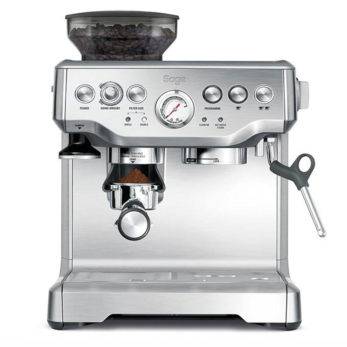 Sage The Barista Express, Geborsteld Roestvrij Staal