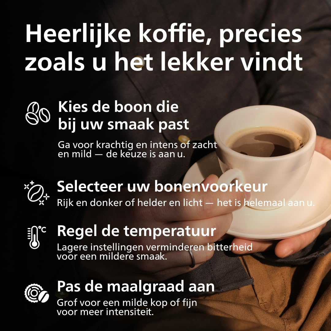 Philips 2200-serie Espressomachine - 2 Koffievarianten