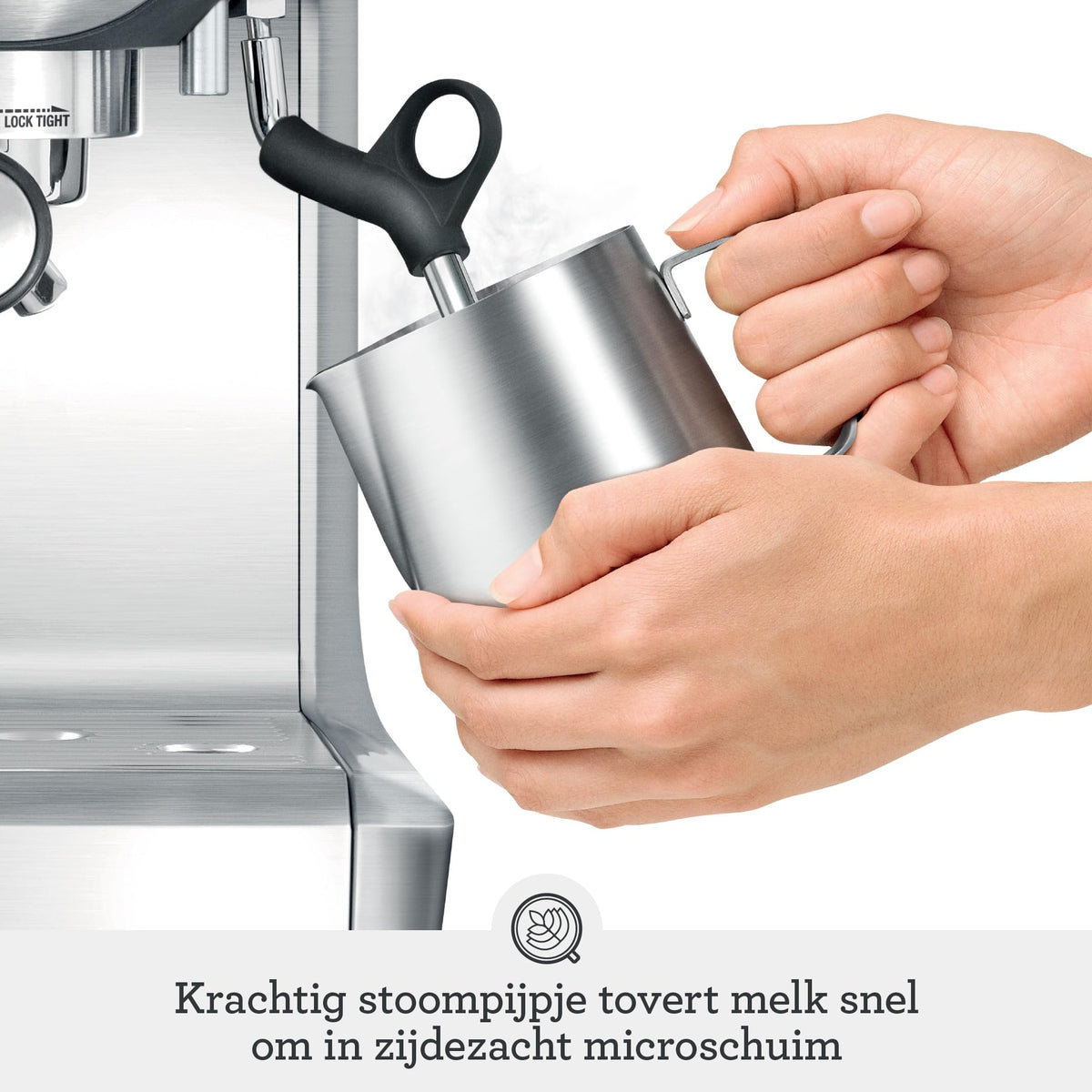 Sage The Barista Express, Geborsteld Roestvrij Staal